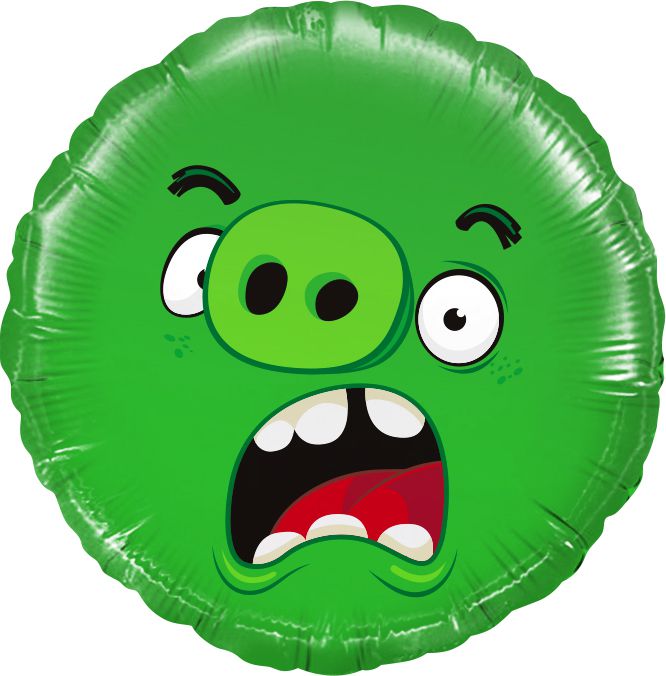 Angry Birds зелёный свин