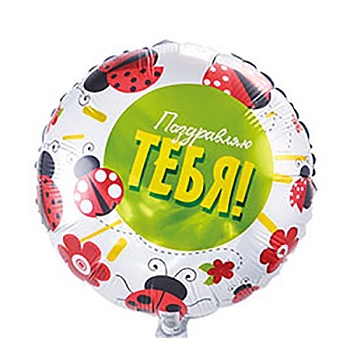 Поздравляю тебя! (Божьи коровки)